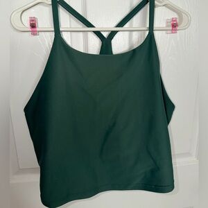 Old Navy Active Green Cross Back Tank Top